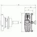 Manual Single Disc Brake assembly fits FLW35 series safety chuck